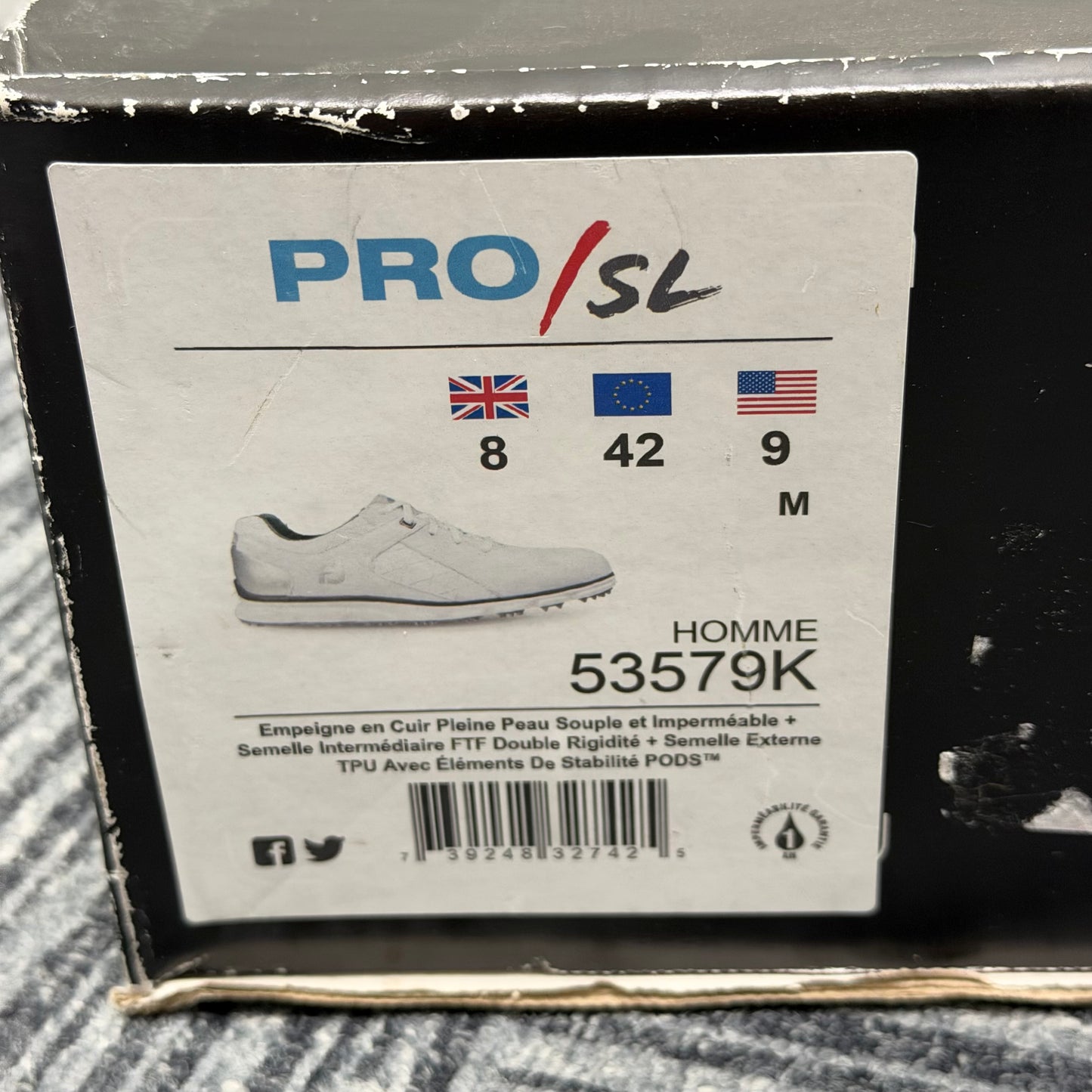FootJoy Pro SL Men's Golf Shoes / UK 8