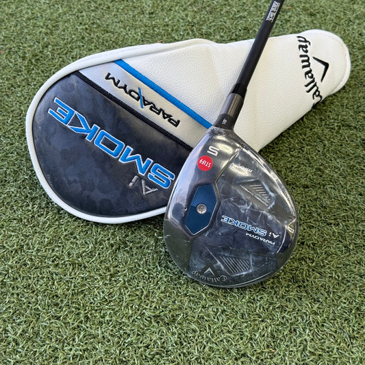Callaway Paradym Ai Smoke Max #5 Fairway Wood / 18 Degree / Stiff Flex