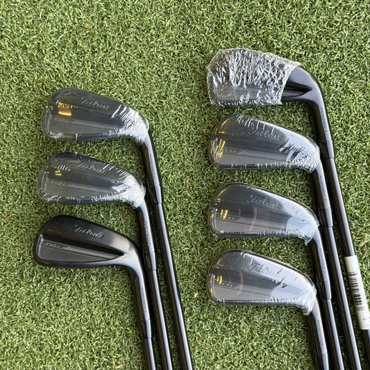 Titleist T150 Black Limited Edition Iron Set / 4-PW / Stiff Flex