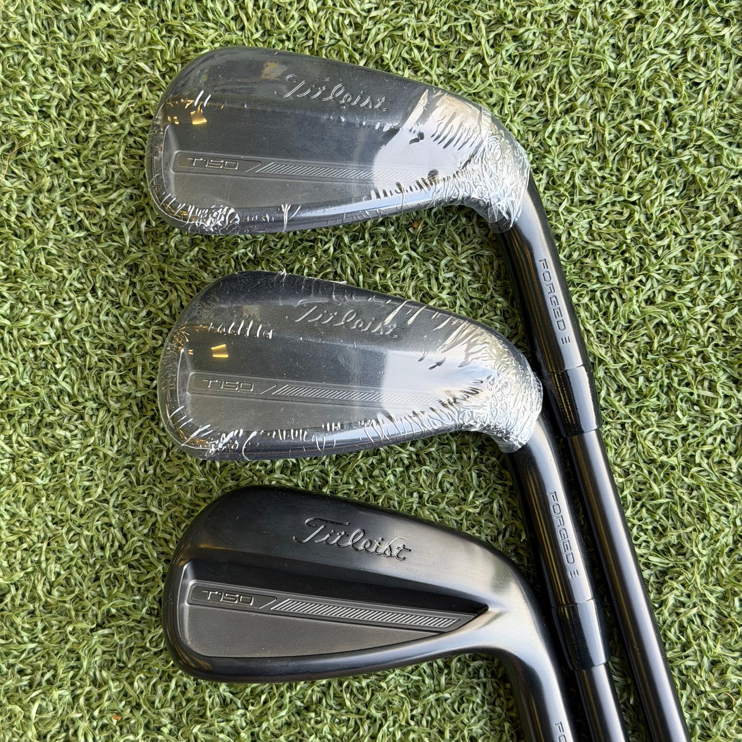 Titleist T150 Black Limited Edition Iron Set / 4-PW / Stiff Flex