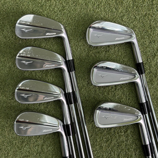 Mizuno MP-18 MB/SC Forged Iron Set / 4-PW / Stiff Flex