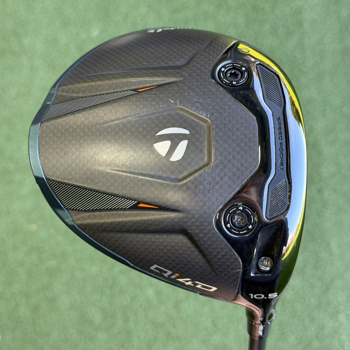 TaylorMade Qi4D Golf Driver / 10.5 Degree / Stiff Flex REAX 50