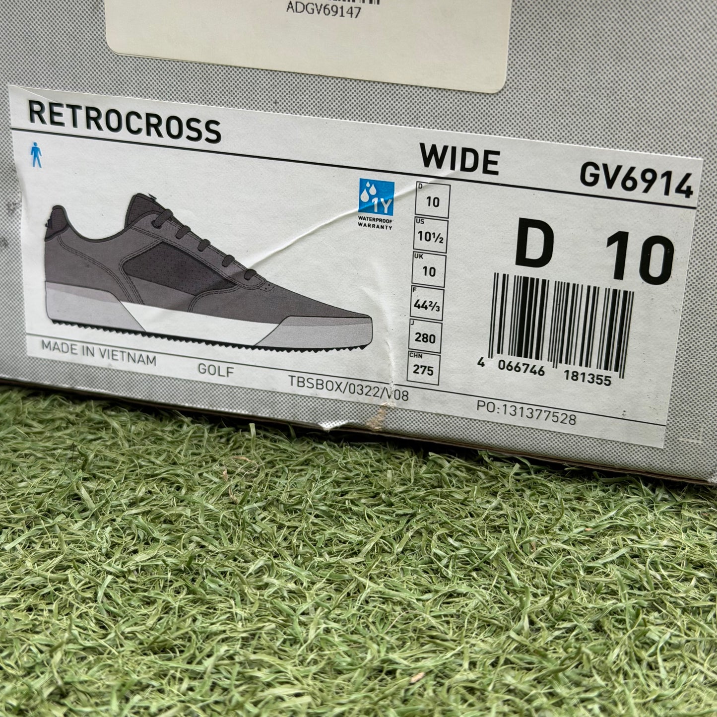 adidas Retrocross Men's Golf Shoes / UK 10 Wide