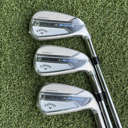Callaway Paradym Ai Smoke Golf Iron Set / 5-PW / Stiff Flex - Pre Owned Golf 