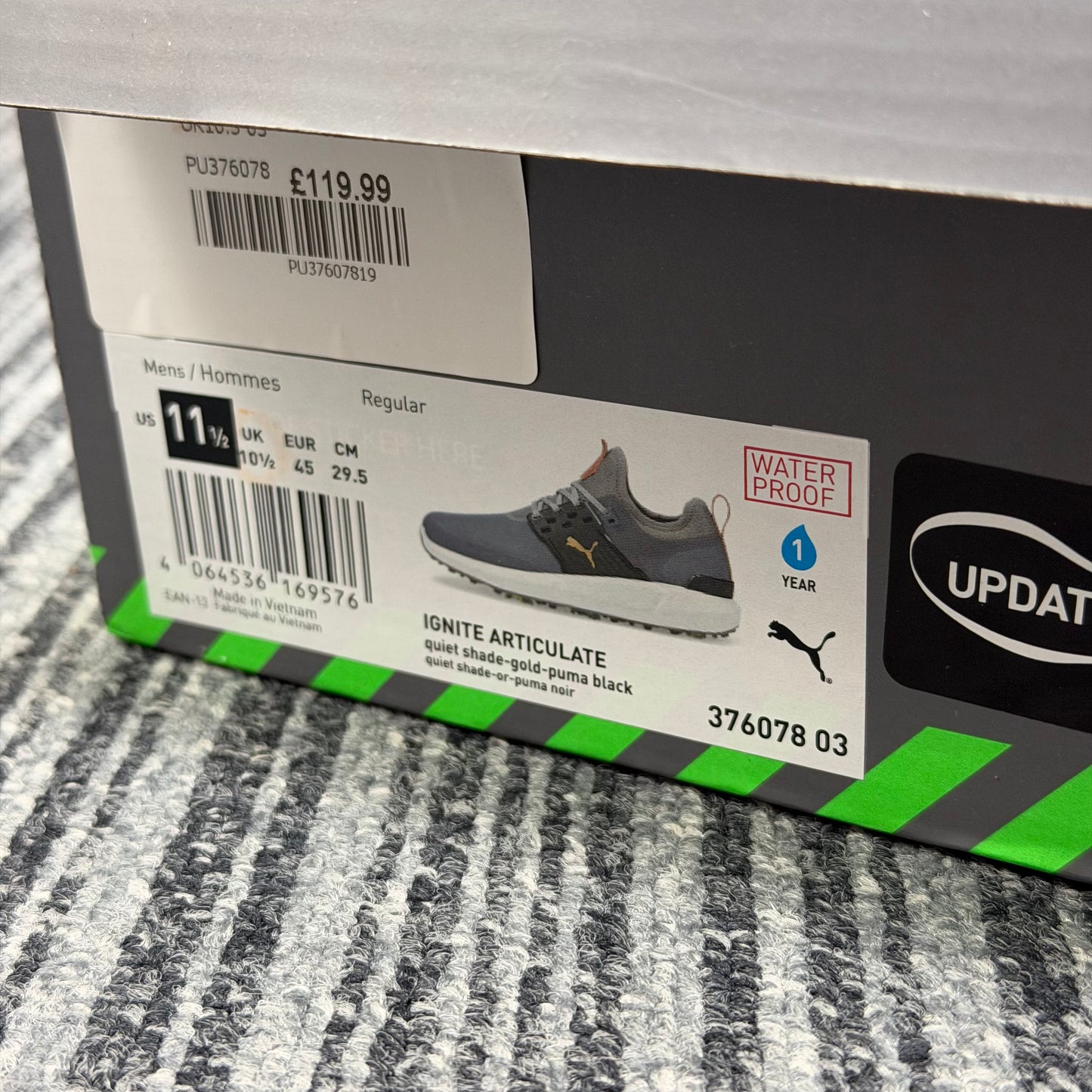 Puma Ignite Articulate Men's Golf Shoes / UK 10.5
