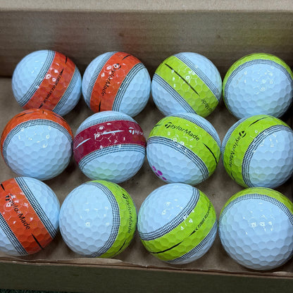 TaylorMade Tour Response Stripe Lake Ball Dozen (12 Balls) - Pre Owned Golf 