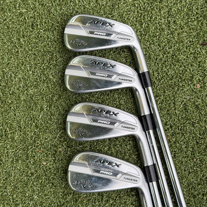 Callaway Apex Pro 2021 Forged Golf Iron Set / 4-PW / Stiff Flex