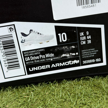 Under Armour Drive Pro Wide Men's Golf Shoes / UK 9 - Pre Owned Golf 