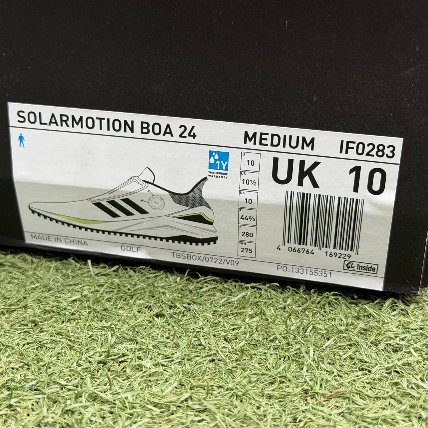 adidas Solarmotion BOA 24 Men's Golf Shoes / UK 10