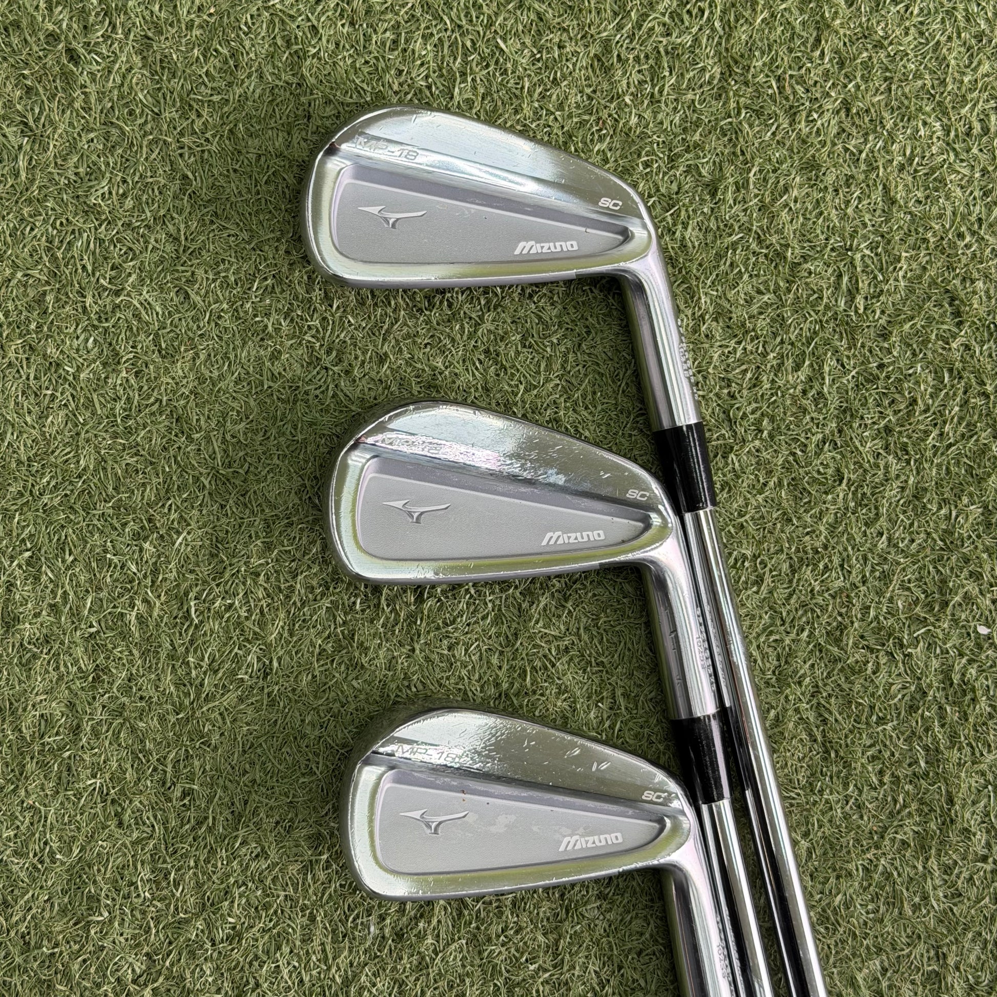 Mizuno MP-18 MB/SC Forged Iron Set / 4-PW / Stiff Flex - Pre Owned Golf 