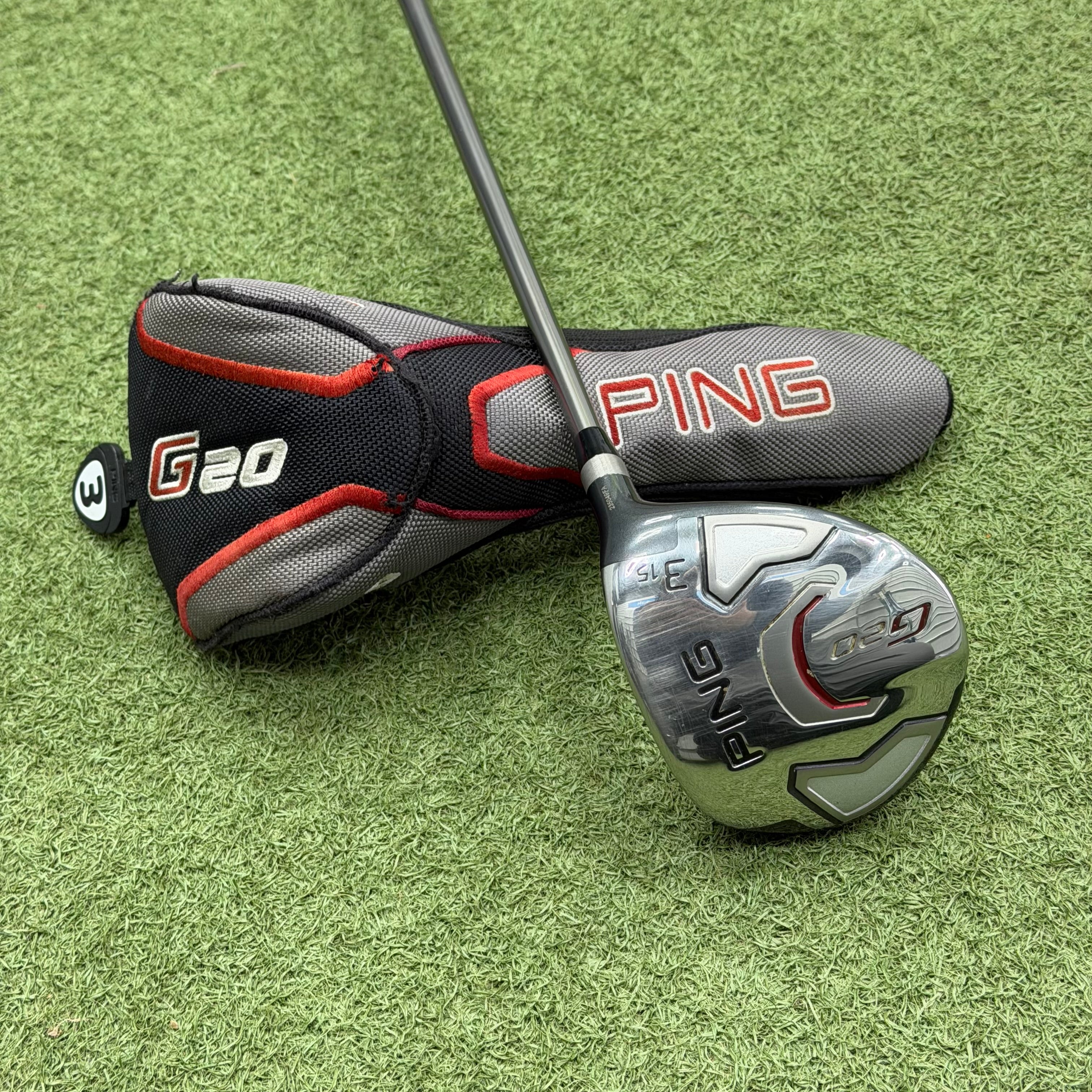 PING G20 #3 Fairway Wood / 15 Degree / Regular Flex – Preowned Golf