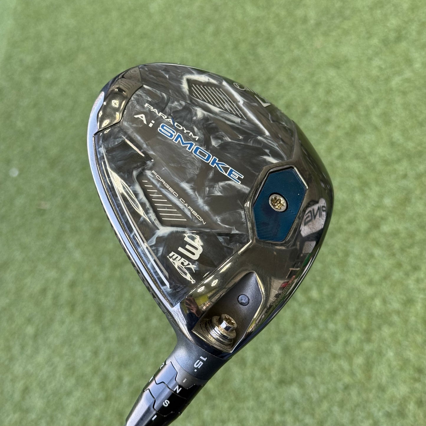 Callaway Paradym Ai Smoke Max #3 Fairway Wood / 15 Degree / Stiff Flex