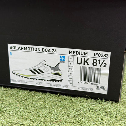 adidas Solarmotion BOA 24 Men's Golf Shoes / UK 8.5 - Pre Owned Golf 