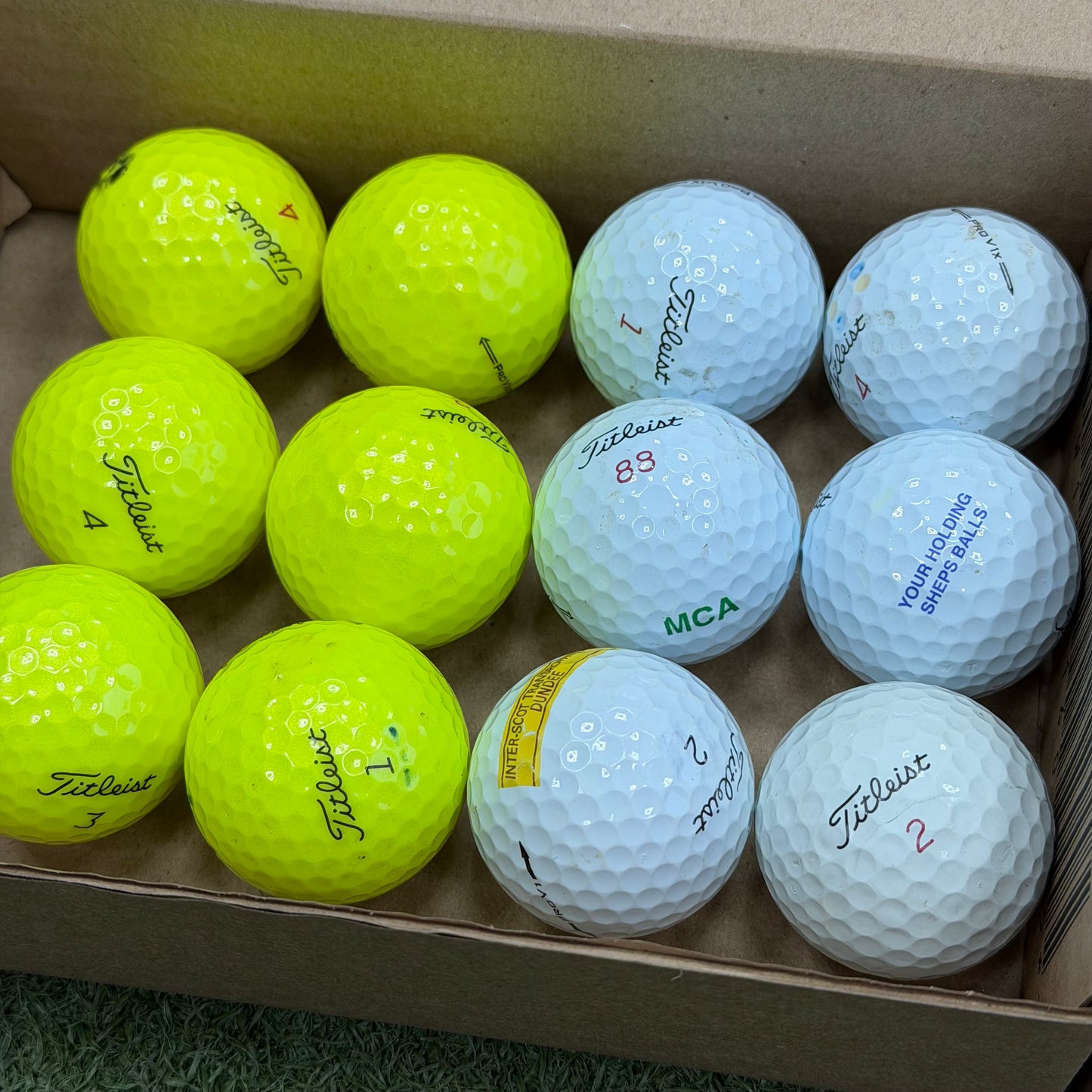 Titleist Pro V1/Pro V1x Lake Ball Mixed Dozen (12 Balls)