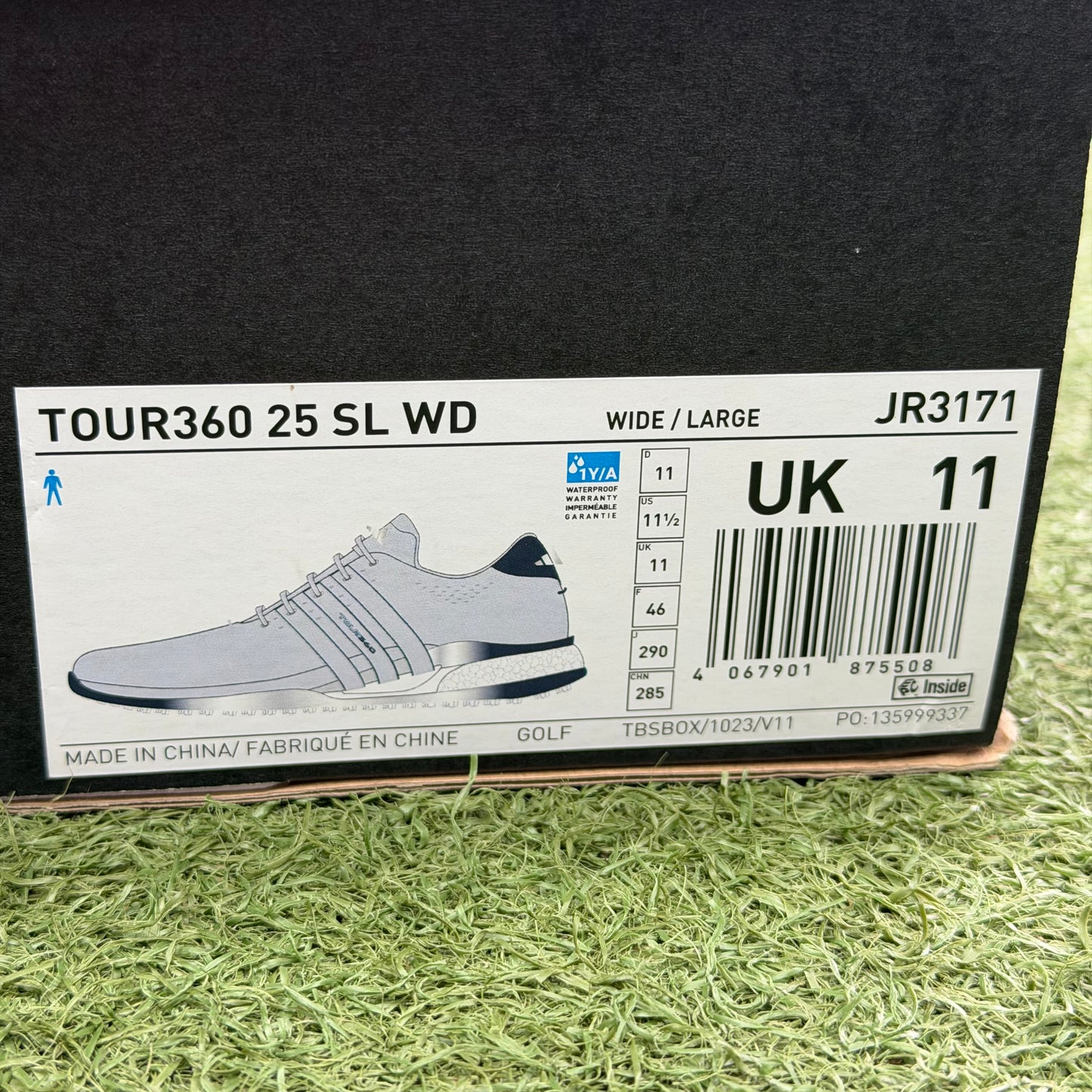 adidas Tour 360 24 Spikeless Men's Golf Shoes / UK 11