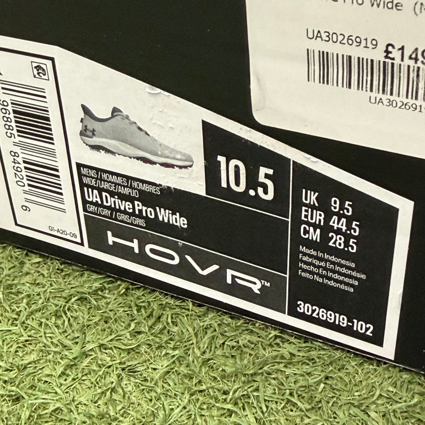 Under Armour Drive Pro Wide Men's Golf Shoes / UK 9.5