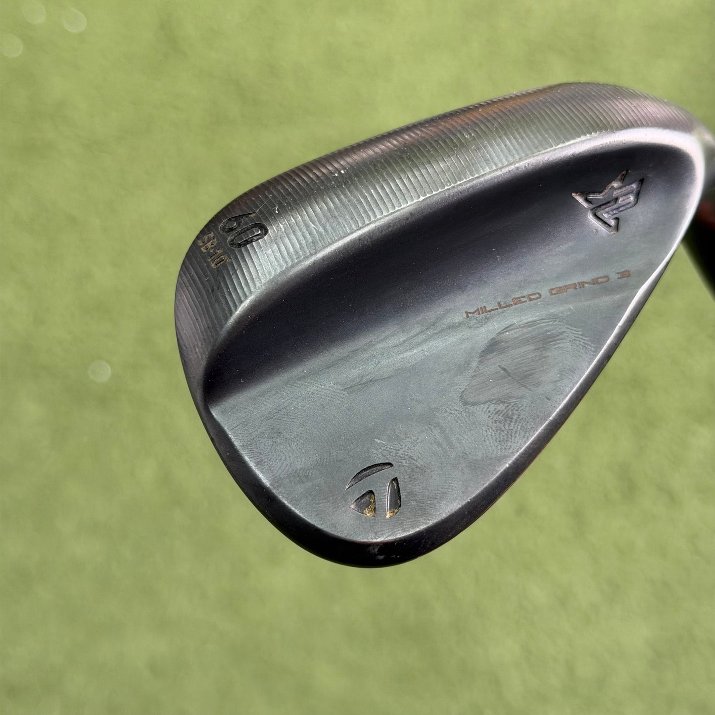 TaylorMade Milled Grind 3 Satin RAW Black Lob Wedge / 60 Degree - Pre Owned Golf 