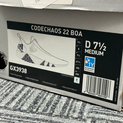 adidas Codechaos 22 BOA Men's Golf Shoes / UK 7.5