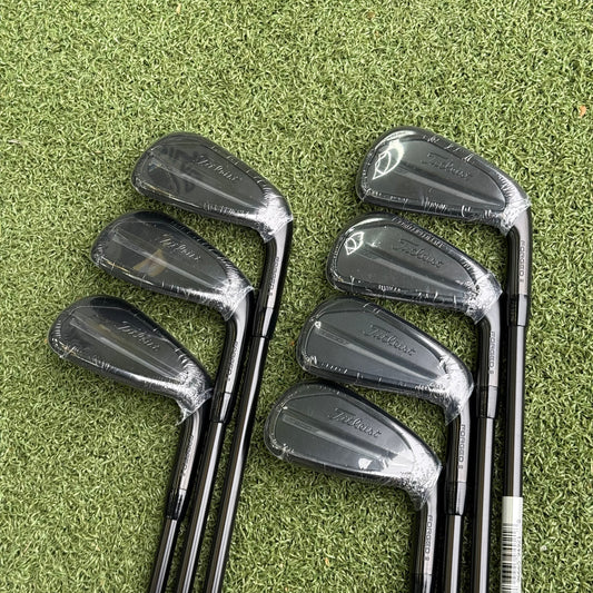 Titleist T200 Black Limited Edition Iron Set / 5-PW+48 / Stiff Flex
