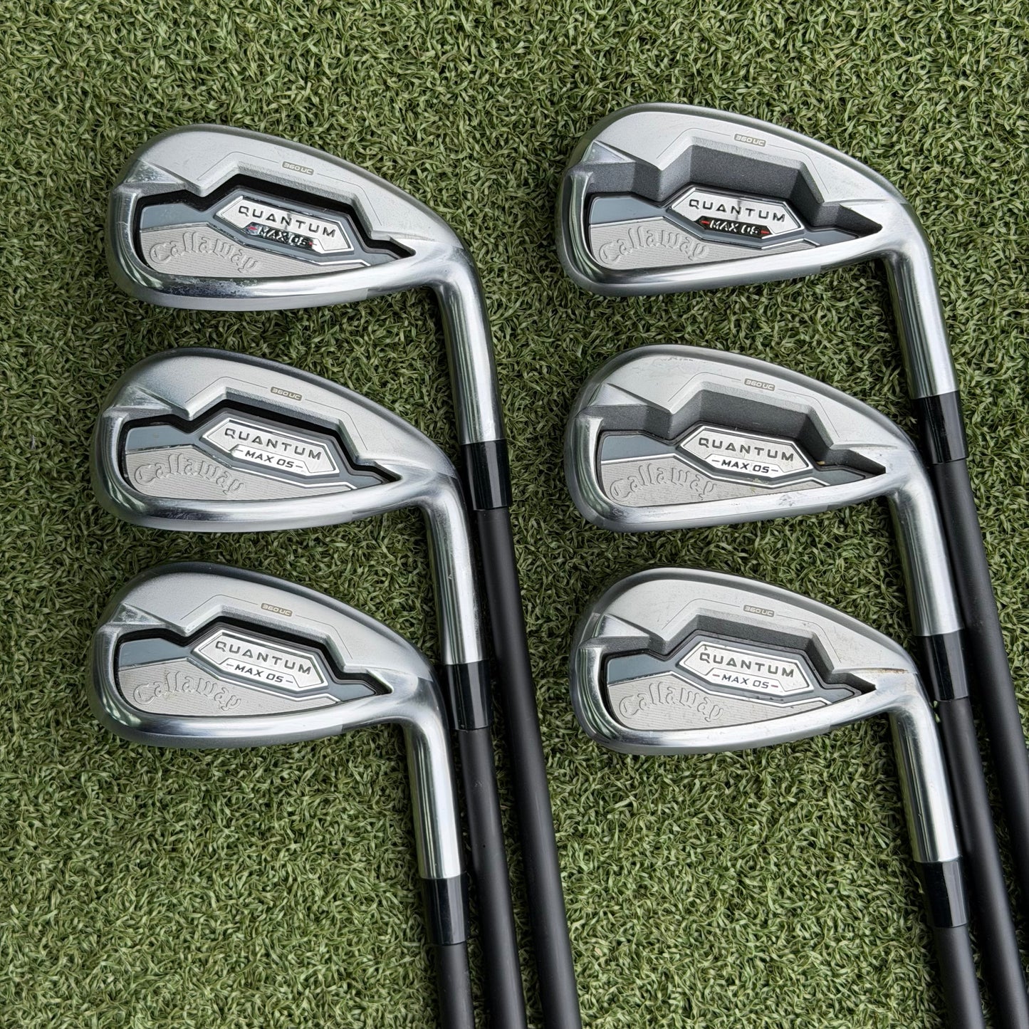 Callaway Quantum Max OS Golf Iron Set / 6-PW+AW / Senior Flex