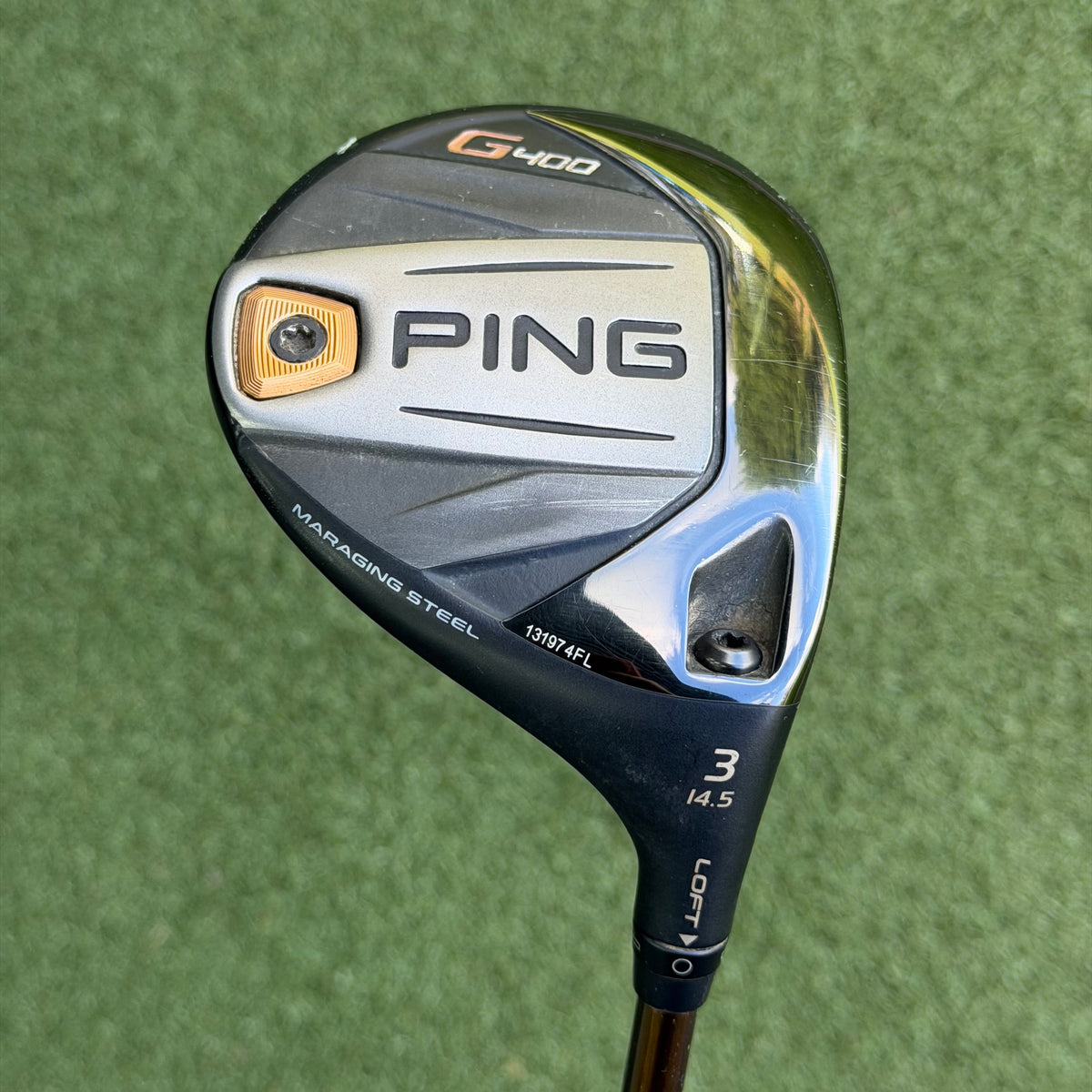 PING G400 #3 Fairway Wood / 14.5 Degree / ALTA CB 65 Stiff Flex