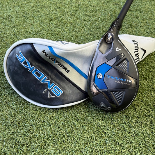 Callaway Paradym Ai Smoke #4 Hybrid / 21 Degree / Stiff Flex