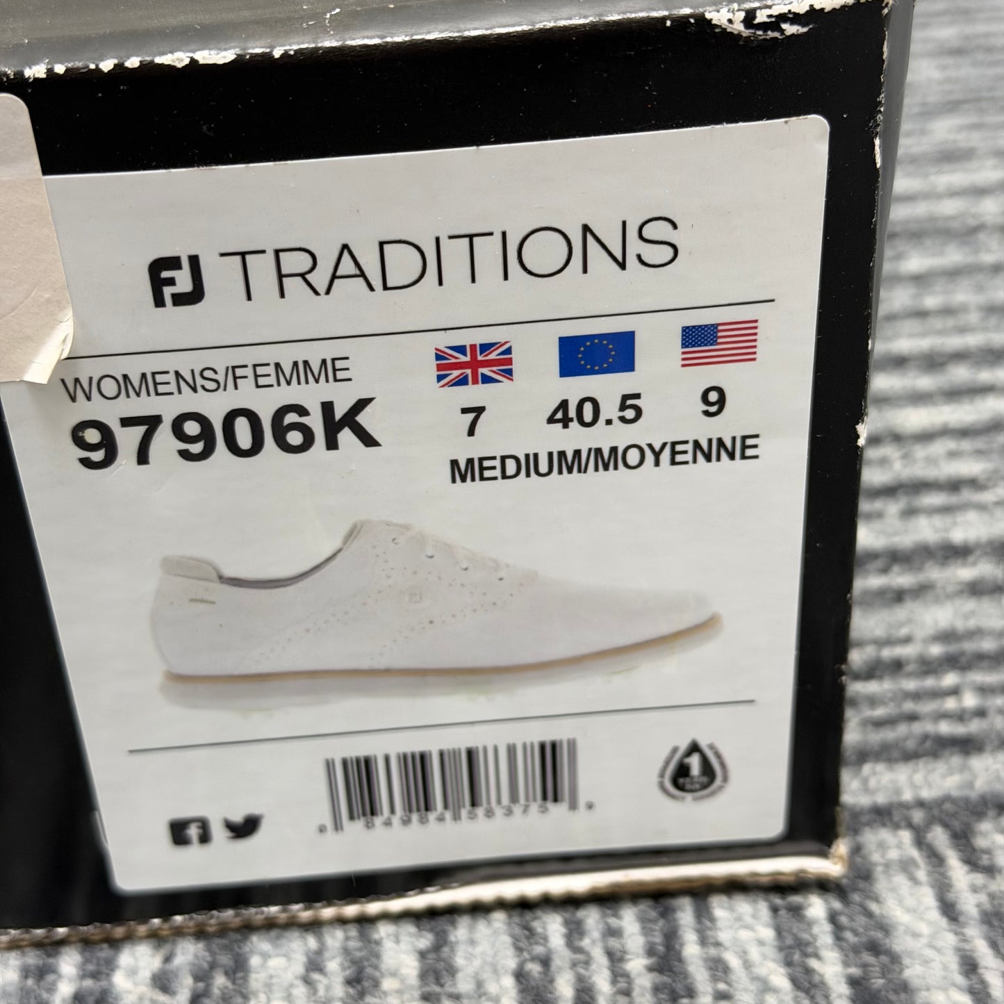 FootJoy Traditions Women's Golf Shoes / UK 7