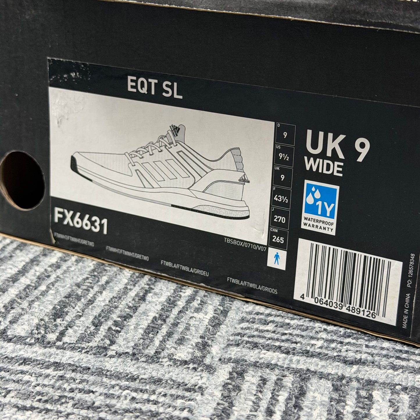 adidas EQT SL Men's Golf Shoes / UK 9 (Wide)