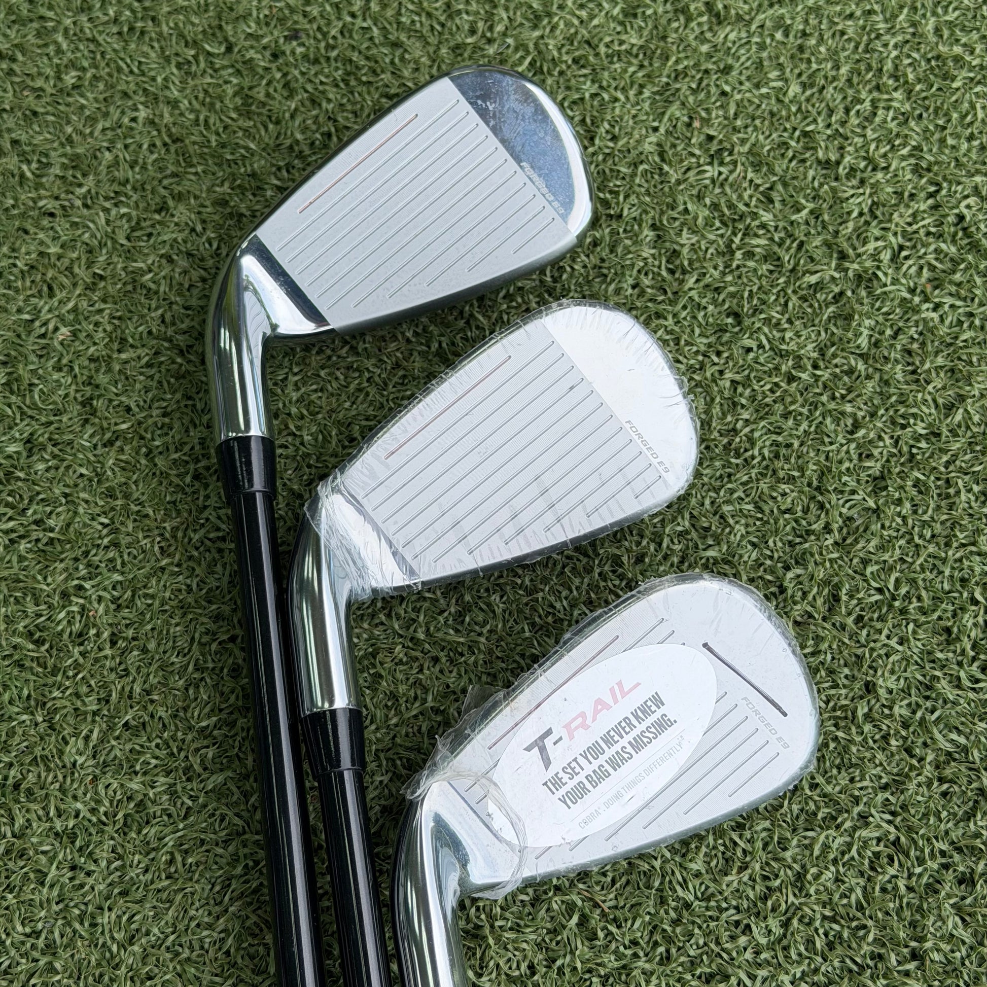 Cobra T-Rail Golf Iron Set / 6-SW / Ladies Flex Graphite Shafts - Pre Owned Golf 