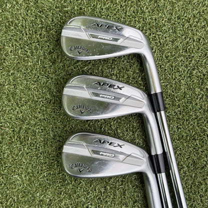 Callaway Apex Pro 2021 Forged Golf Iron Set / 4-PW / Stiff Flex