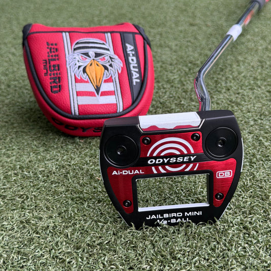 Odyssey Ai-DUAL Jailbird Mini 1/2 Ball DB Golf Putter / 34 Inch