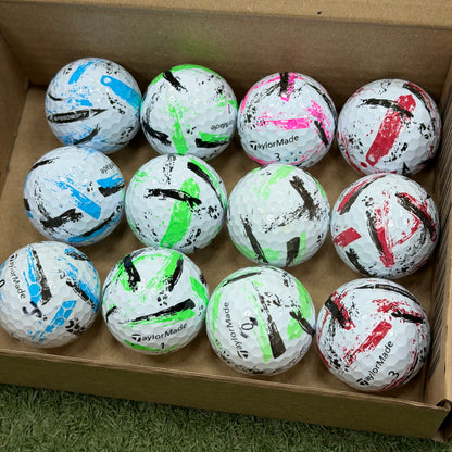 TaylorMade Speed Soft Ink Lake Ball Dozen (12 Balls) - Pre Owned Golf 