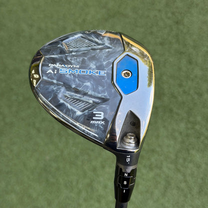 Callaway Paradym Ai Smoke Max #3 Fairway Wood / 15 Degree / Stiff Flex - Pre Owned Golf 