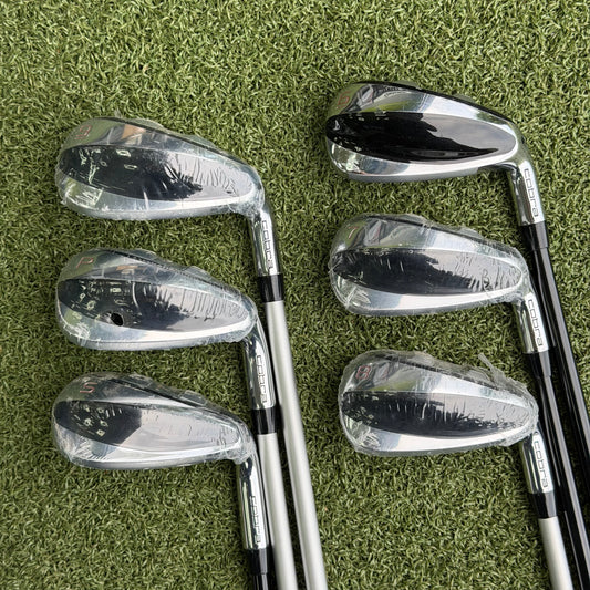 Cobra T-Rail Golf Iron Set / 6-SW / Ladies Flex Graphite Shafts - Pre Owned Golf 
