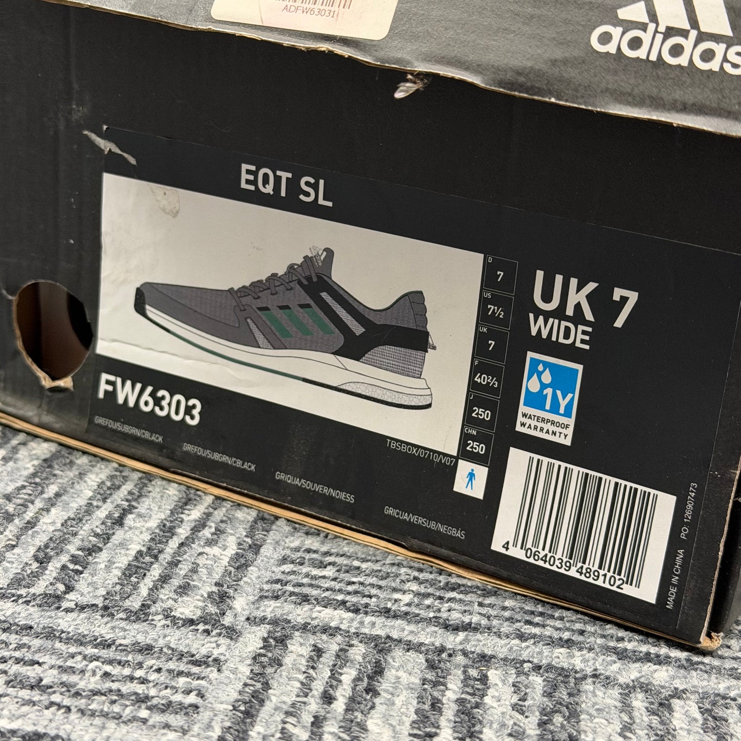 adidas EQT SL Men's Golf Shoes / UK 7 (Wide)