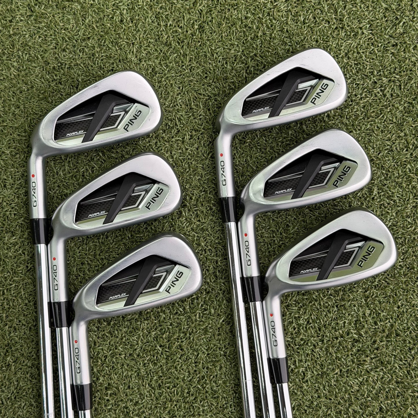 PING G740 Golf Iron Set / 5-PW / Regular Flex / Left Handed