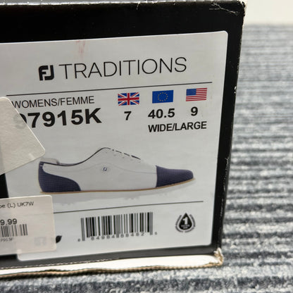 FootJoy Traditions Women's Golf Shoes / UK 7 (Wide)