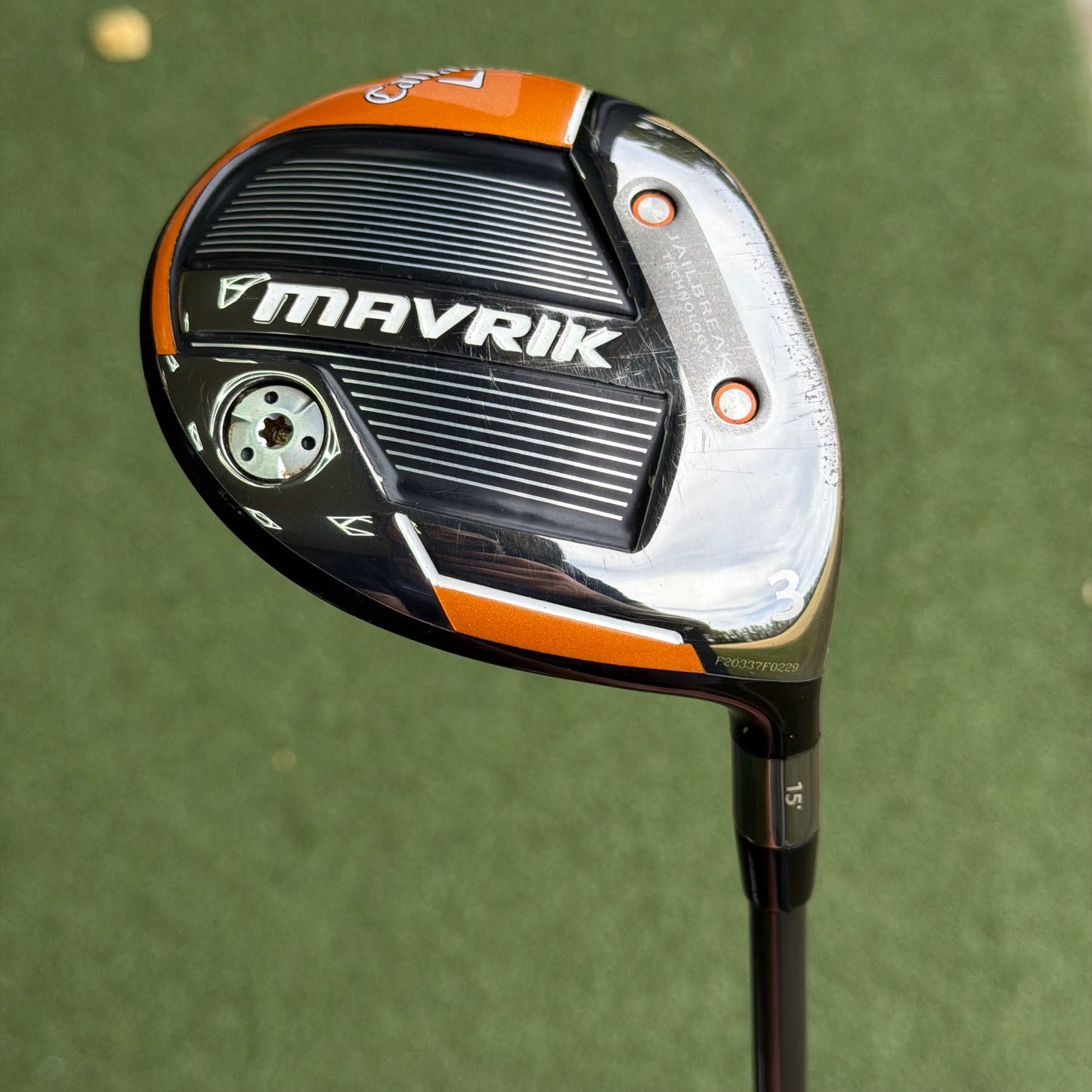 Callaway Mavrik #3 Fairway Wood / 15 Degree / Stiff Flex