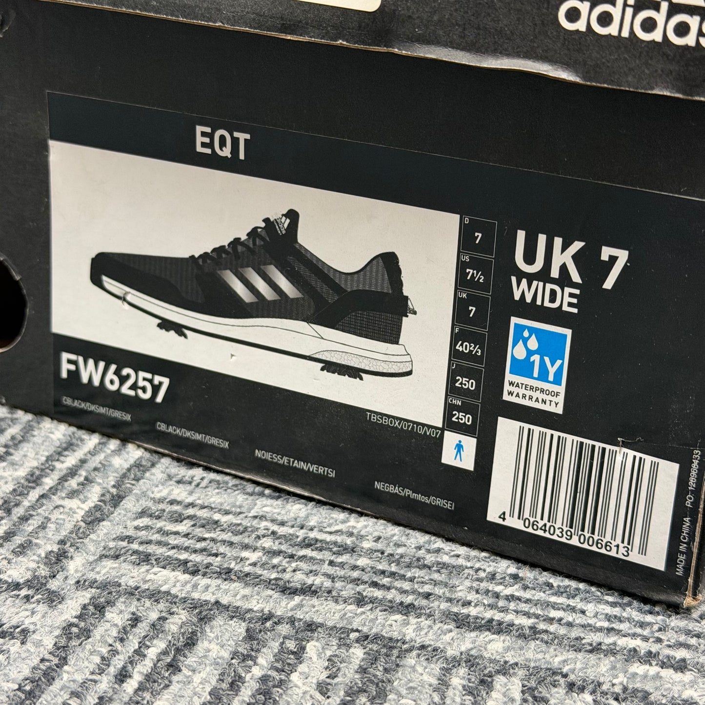 adidas EQT Men's Golf Shoes / UK 7 (Wide)