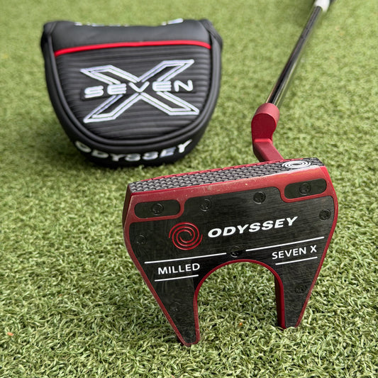Odyssey Red Milled Seven X Golf Putter / 35 Inch