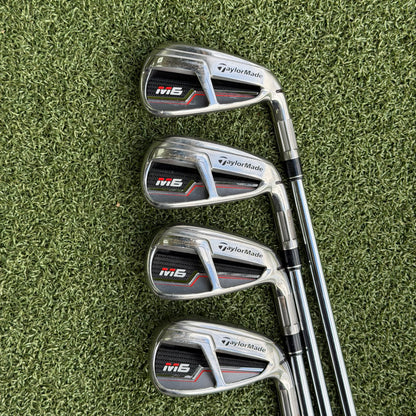 TaylorMade M6 (2019) Iron Set / 6-PW+AW+SW+LW / Regular Flex - Pre Owned Golf 