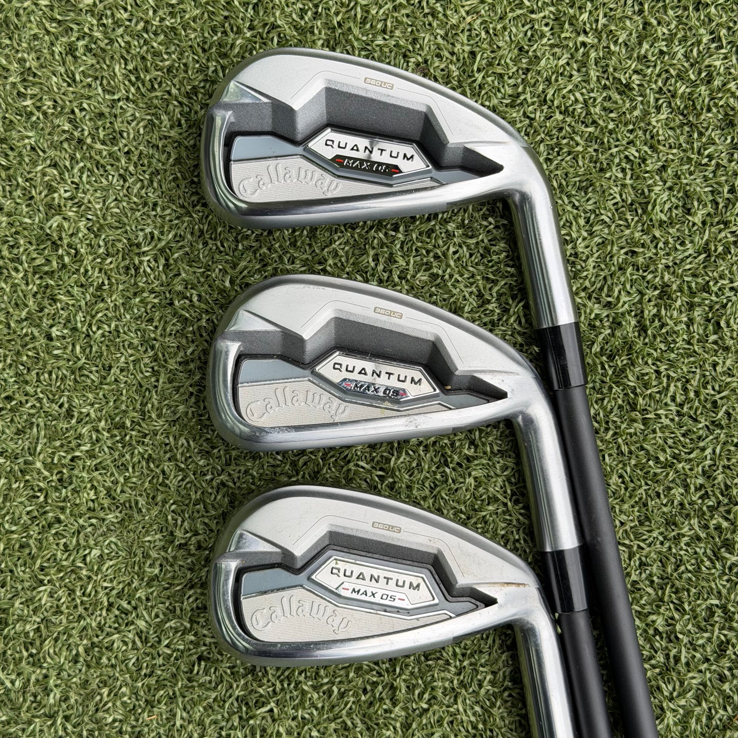 Callaway Quantum Max OS Golf Iron Set / 6-PW+AW / Senior Flex