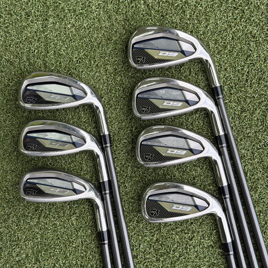 Wilson Staff D9 Golf Iron Set / 5-PW+SW / Regular Flex Graphite Shafts