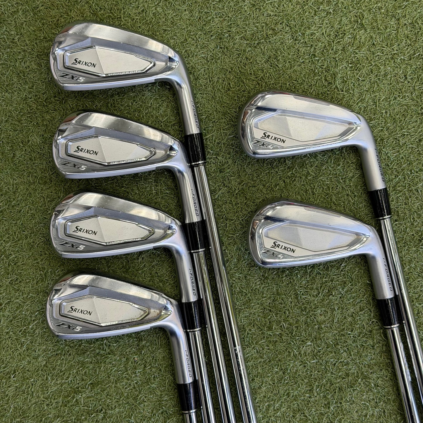 Srixon ZXi4/ZXi5 Forged Combo Golf Iron Set / 5-PW / Stiff Flex - Pre Owned Golf 