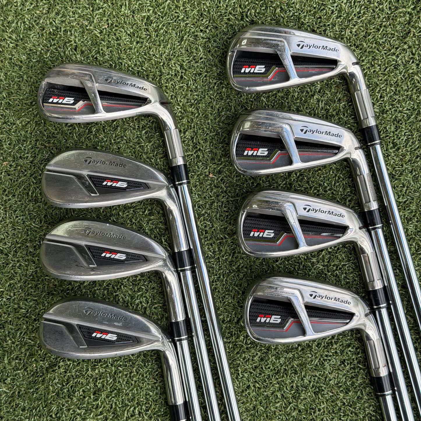 TaylorMade M6 (2019) Iron Set / 6-PW+AW+SW+LW / Regular Flex