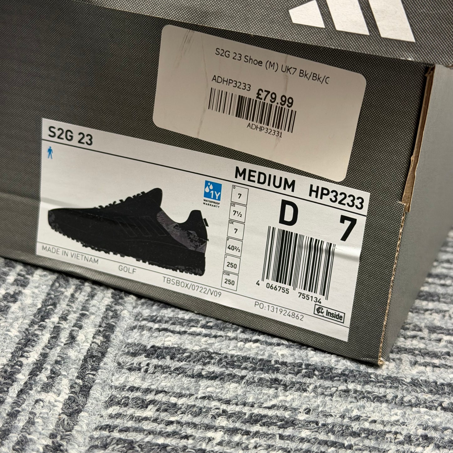 adidas S2G 23 Men's Golf Shoes / UK 7