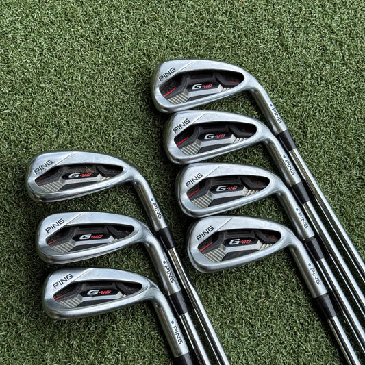 PING G410 / 5-PW+UW Iron Set / Blue Dot / Stiff Flex