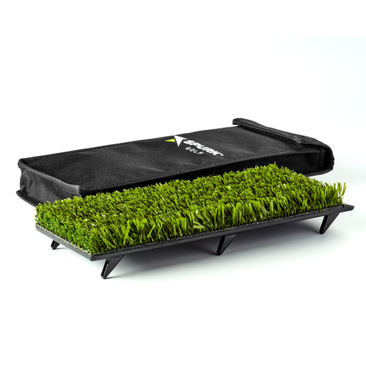Spurk Golf Strike Winter Grass Mat – Long Pile with Carry Bag