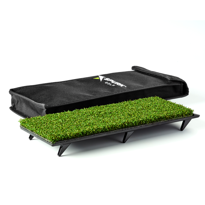 Spurk Golf Strike Winter Grass Mat – Short Pile with Carry Bag